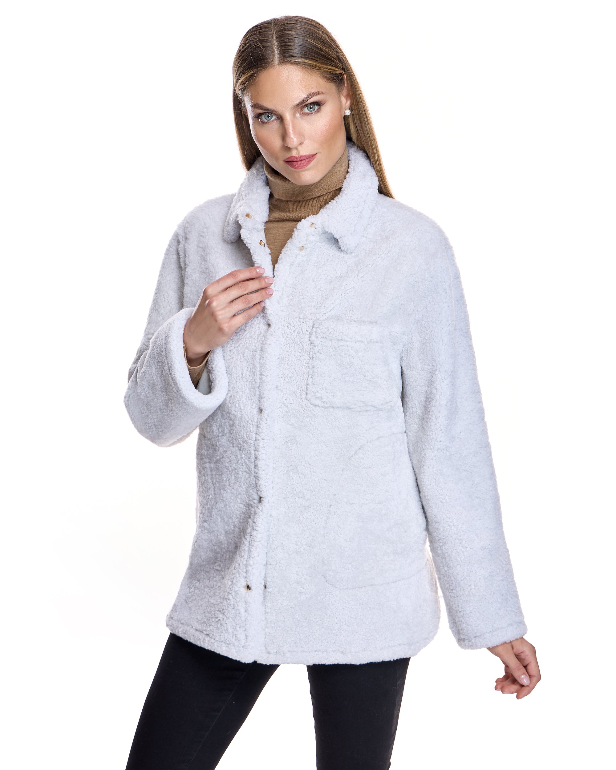 Chaqueta de piel de oveja