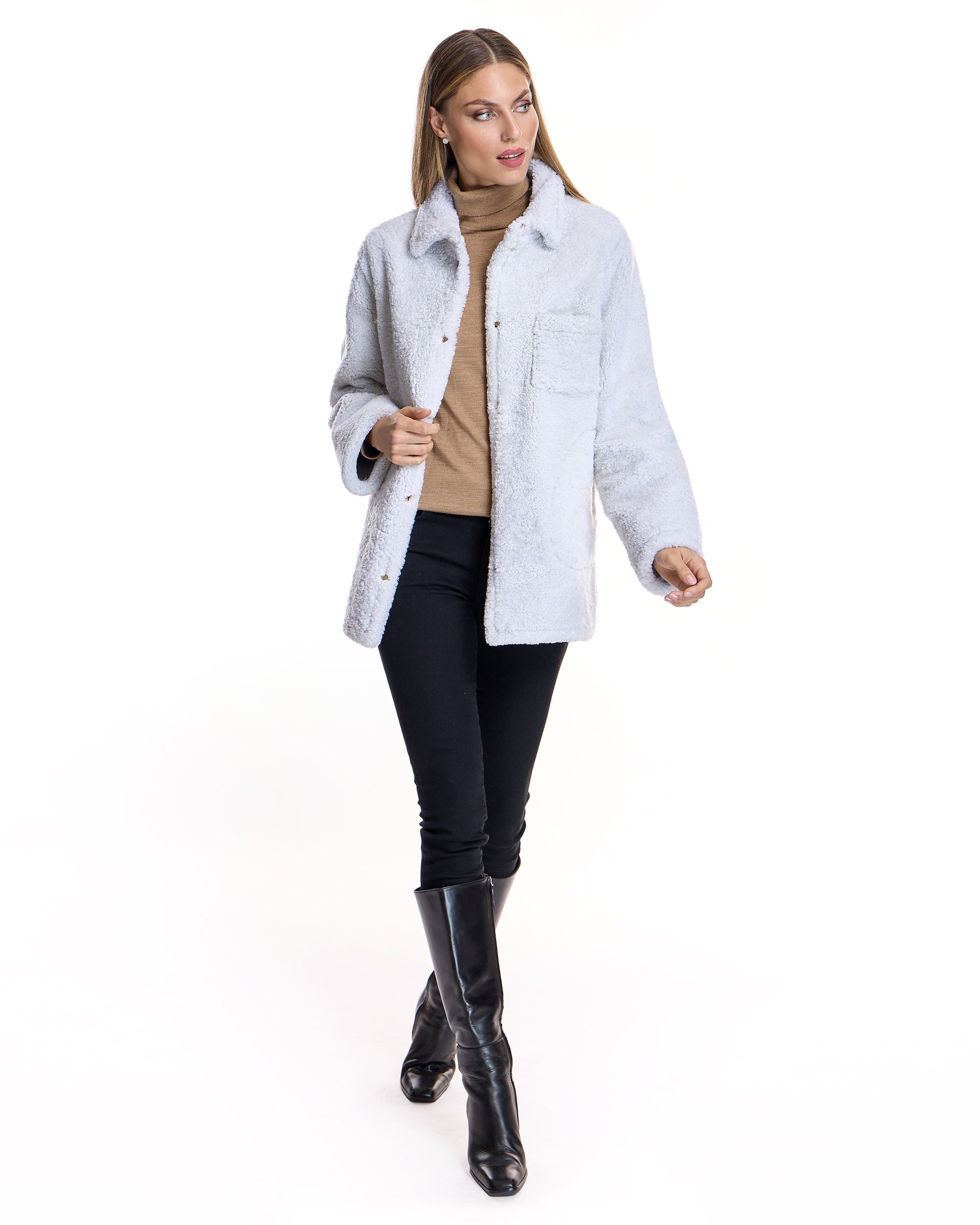 Chaqueta de piel de oveja
