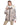 Julia & Stella by Maximilian Hooded Puffer with Lamb Trim