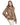Chaqueta de visón con cuello de marta cibelina