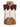 Shearling Lamb Vest with Nylon Puffer Back