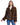 Chaqueta de visón horizontal