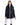 Chaqueta de piel de cordero con cuello alto de zorro