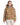 Chaqueta de visón reversible horizontal con capucha