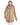Chaqueta reversible de visón esquilado con capucha