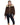 Chaqueta reversible de visón con capucha ribeteada de zorro