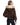 Chaqueta reversible de visón con capucha ribeteada de zorro