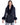 Chaqueta de lana Maximilian con ribete de piel desmontable