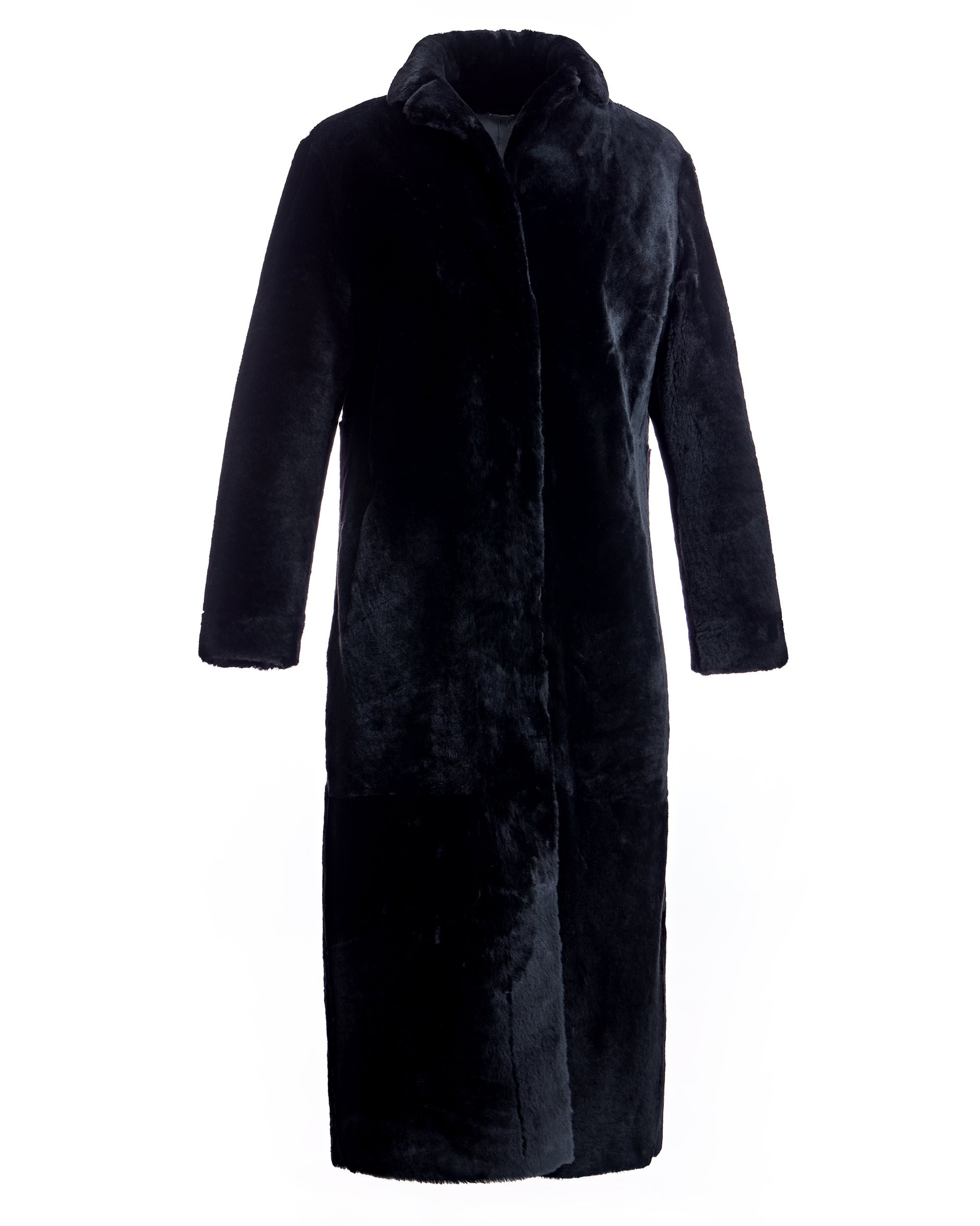 Shearling Maxi Coat