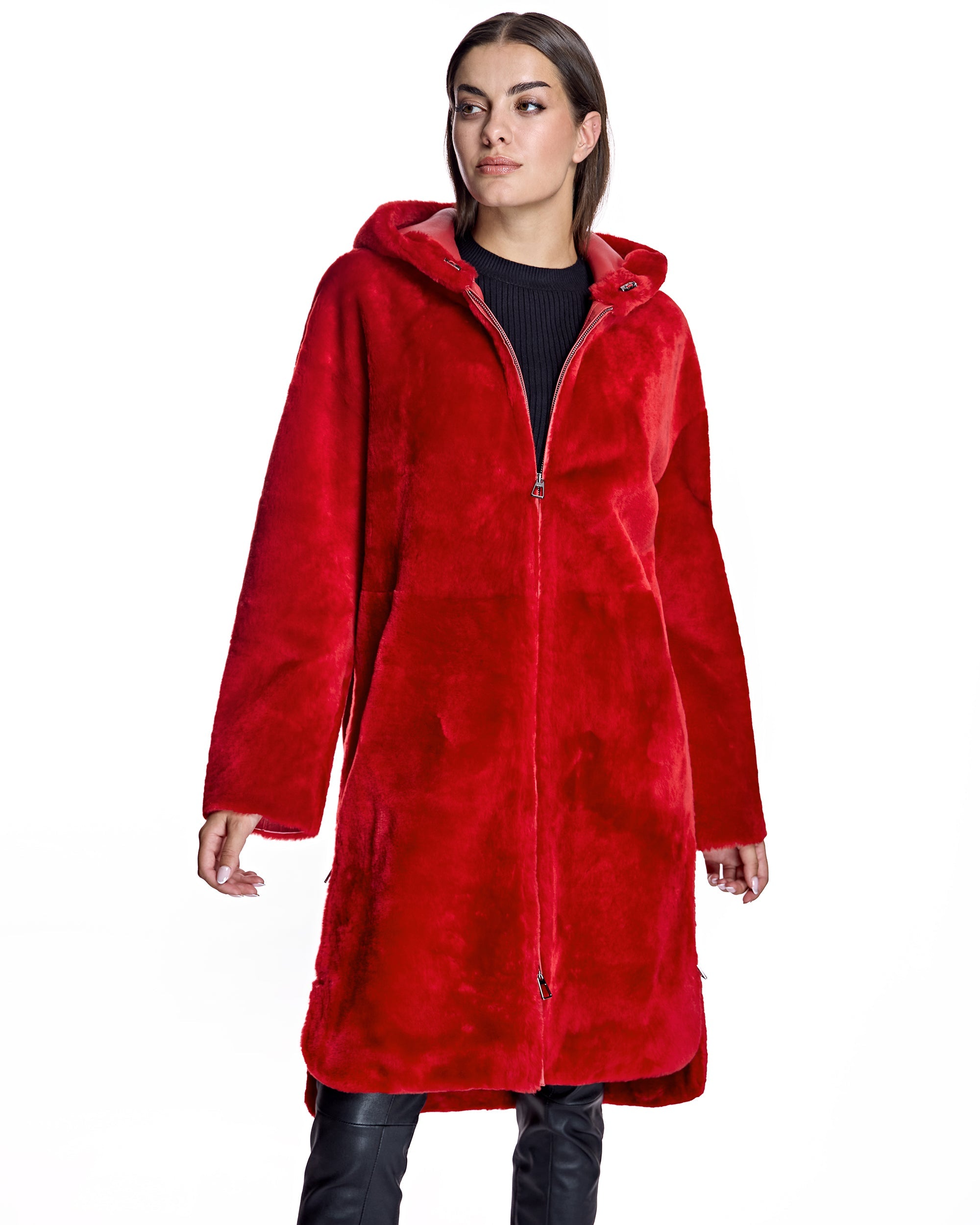 Parka reversible de piel de oveja Julia &amp; Stella by Maximilian