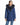 Chaqueta de cuero con capucha ribeteada de zorro