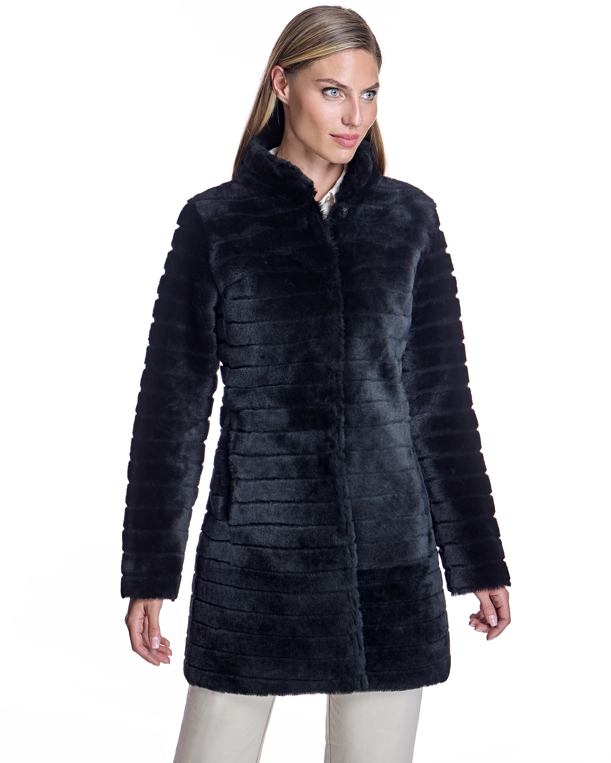 Chaqueta reversible de piel de oveja