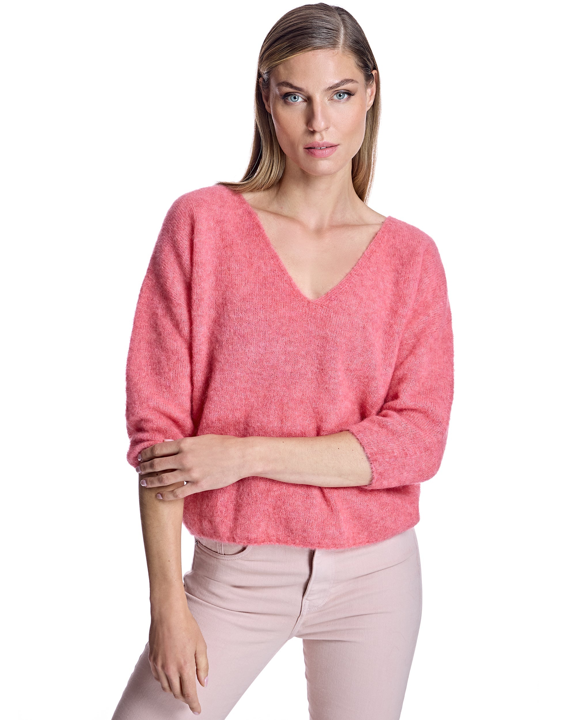 Suéter de mezcla de mohair y lana