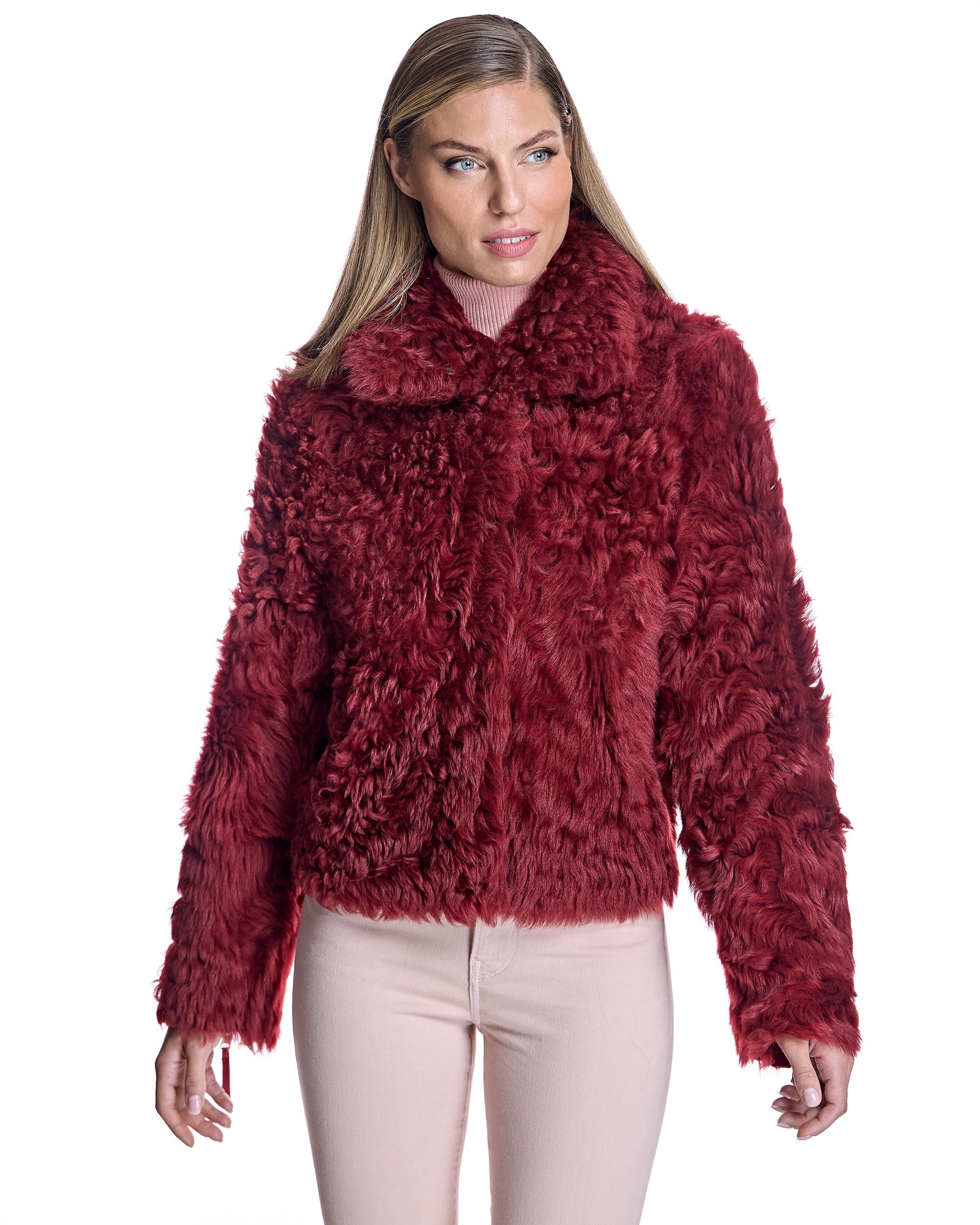 Reversible Curly Lamb Jacket